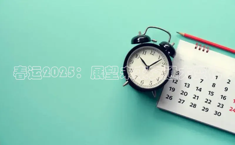 春运2025：展望未来交通大变化